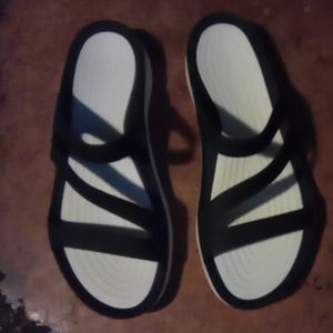 Croc sandals